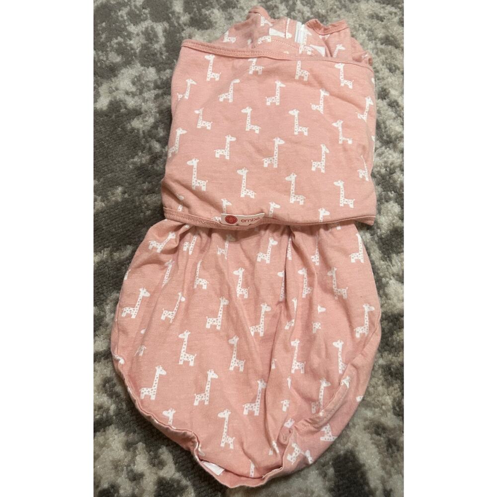 Embe 2 Way Pink Griffie Pattern Swaddle Newborn